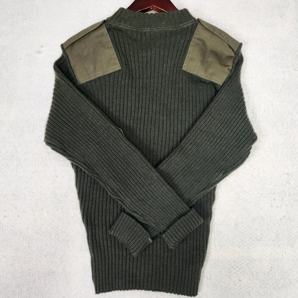 USMC Military 100% Wool Woolly Pully Sweater Mitts Nitts Olive Green 38 SPE1C1
